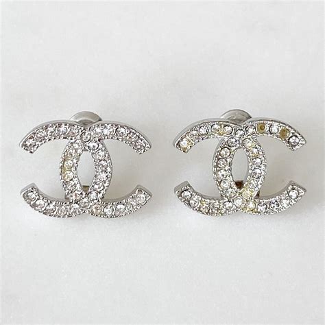 chanel earrings blue crystal|Chanel earrings crystal replacement.